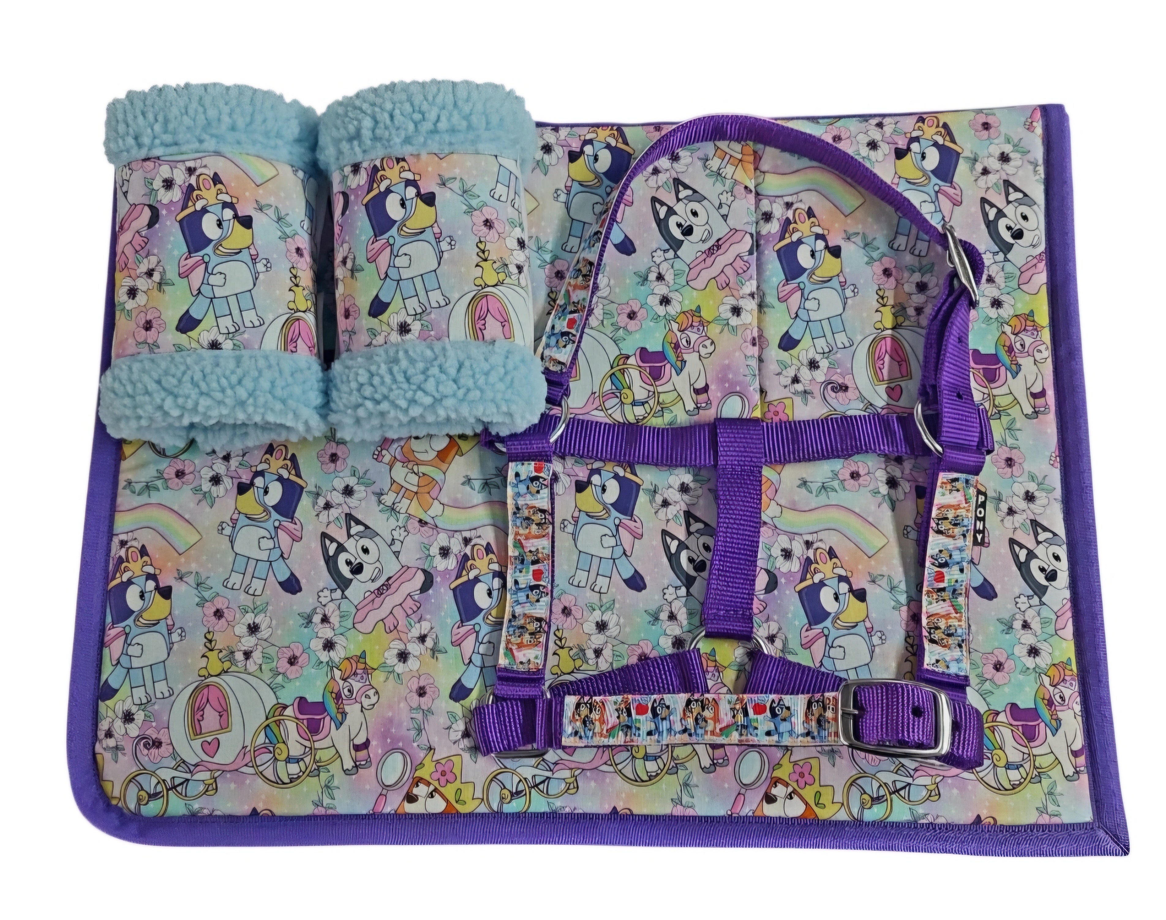 Bluey Saddlecloth Set
