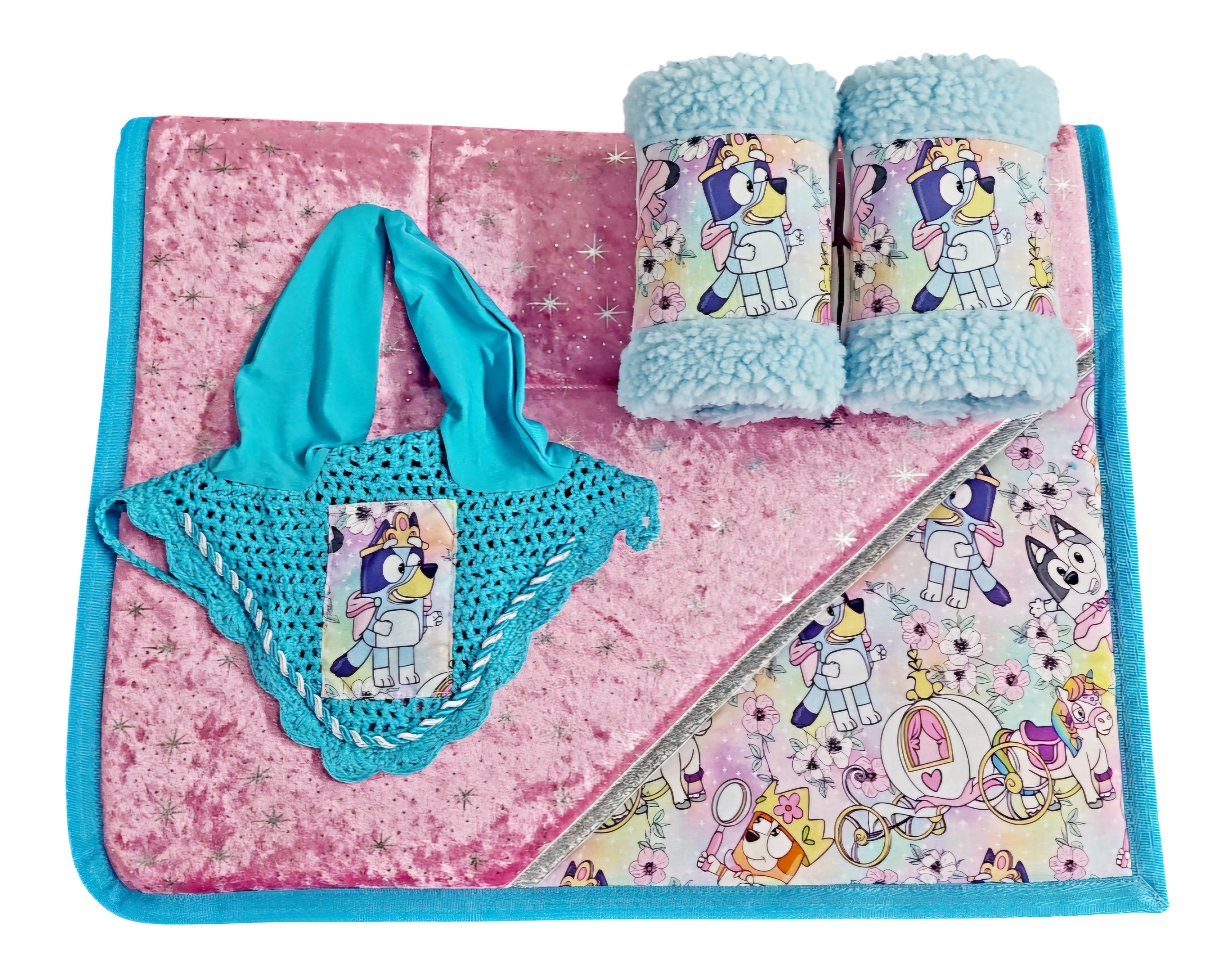 Bluey Saddlecloth Set