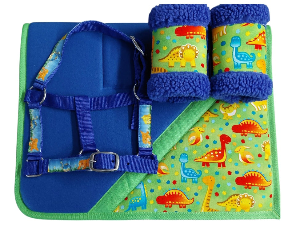 Dinosaur Saddlecloth Set